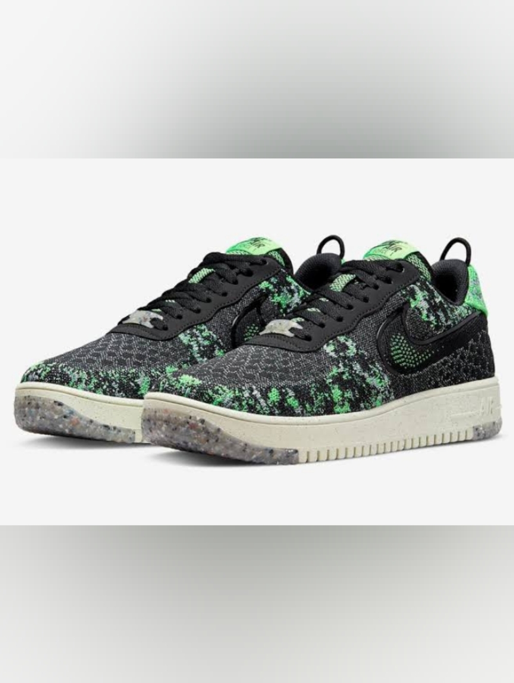 Nike Air Force 1 Low "Crater Flyknit" Sneaker, Sz 14